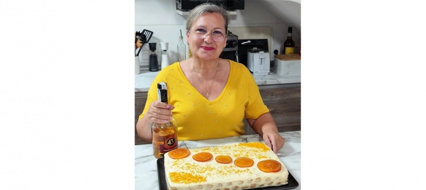 Tiramisú de naranja